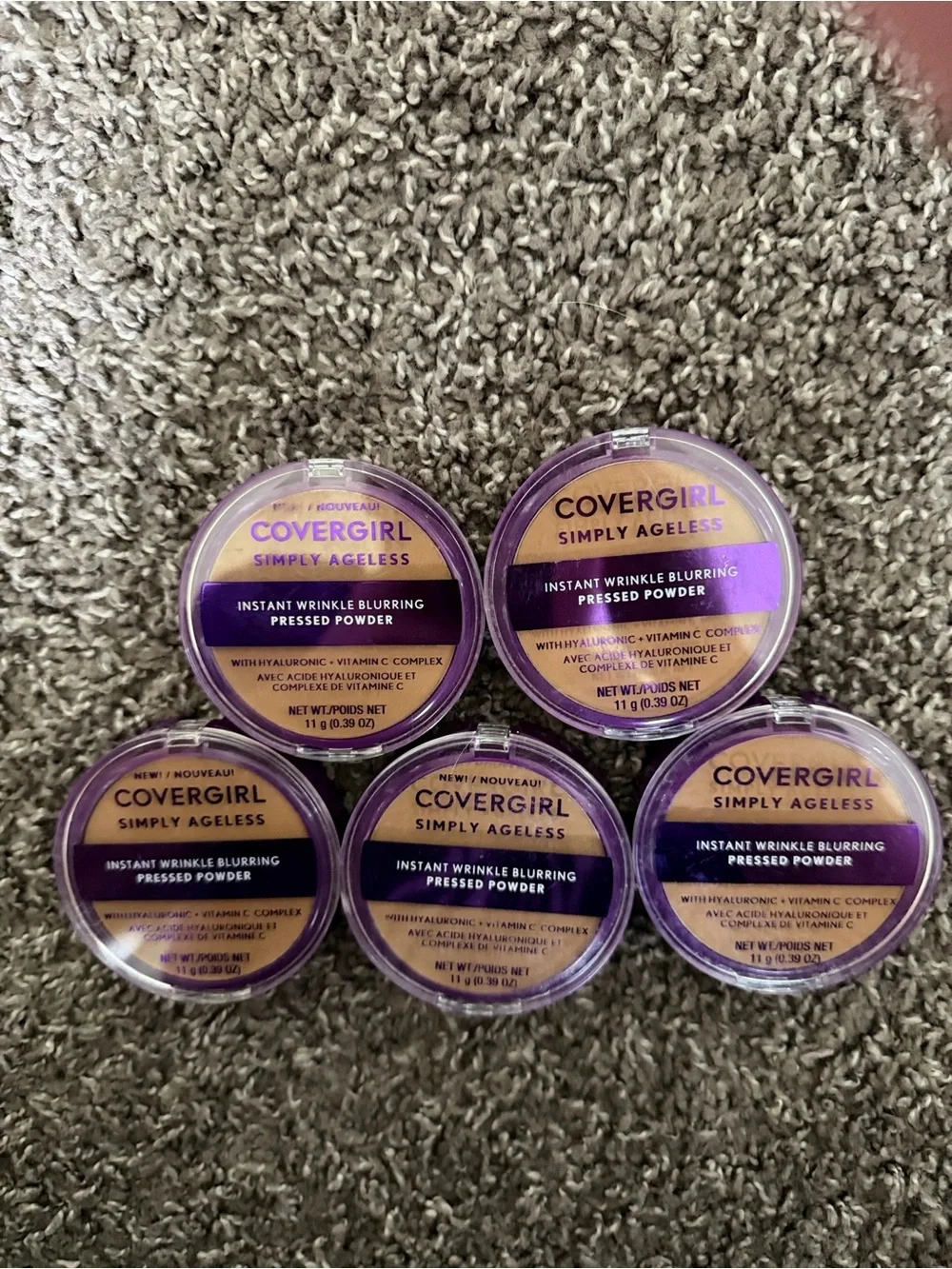 COVERGIRL Simply Ageless Instant Wrinkle Blurring Pressed Powder - Set of 5 -265